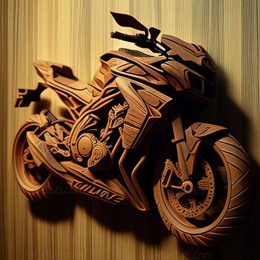 3D мадэль Kawasaki Z800 (STL)